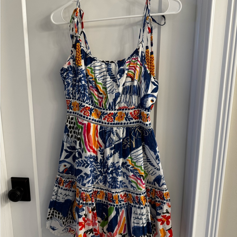 Farm Rio, Colorful Patterned Dress, NWT, Size Medium
